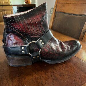 Bold and Versatile Red Freebird by Steven booties